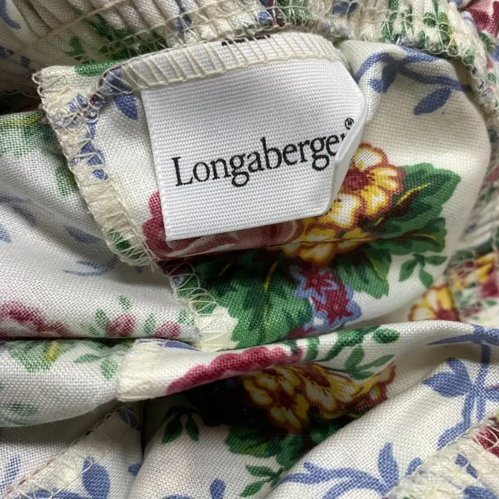 Vintage 1998 NEW Longaberger Mother's Day Floral Liner Only #2428755 NIP
